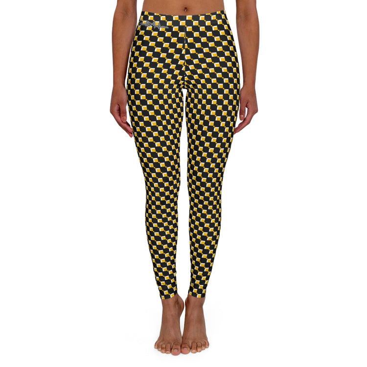 Gerald-Anderson Refined Luxury Collection Women's Spandex Leggings - Royal Gold