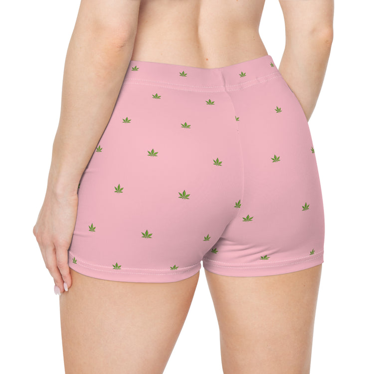 Gerald-Anderson Potent Petals Collection Women's Shorts - Bublegum Pink