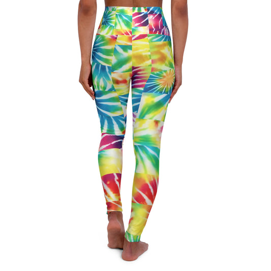Gerald-Anderson Tie Dye Collection High Waisted Yoga Leggings
