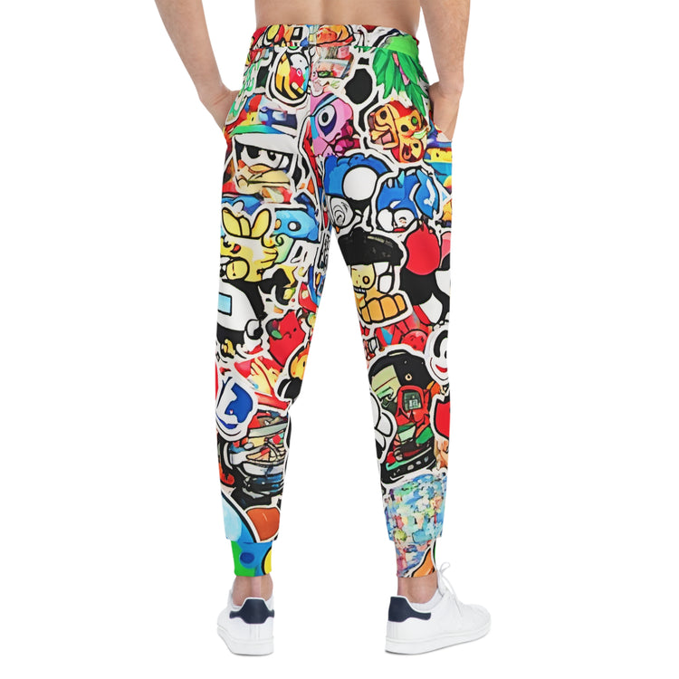 Gerald-Anderson Sticker Bomb Collection Athletic Joggers