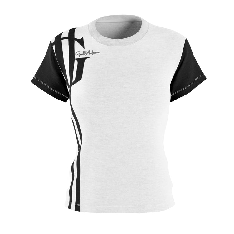 Gerald-Anderson G Collection Women's Regular Fit T-Shirt - White/Black