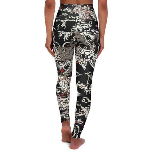 Gerald-Anderson Dragon 2 Collection High Waisted Yoga Leggings