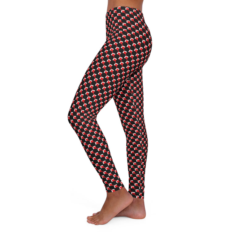 Gerald-Anderson Refined Luxury Collection Women's Spandex Leggings - Royal  Red