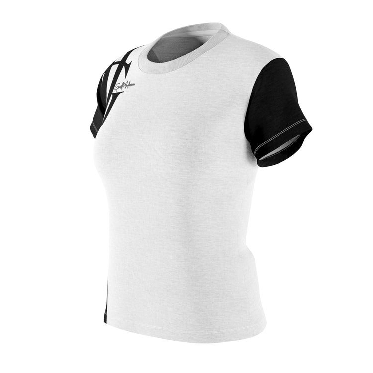 Gerald-Anderson G Collection Women's Regular Fit T-Shirt - White/Black