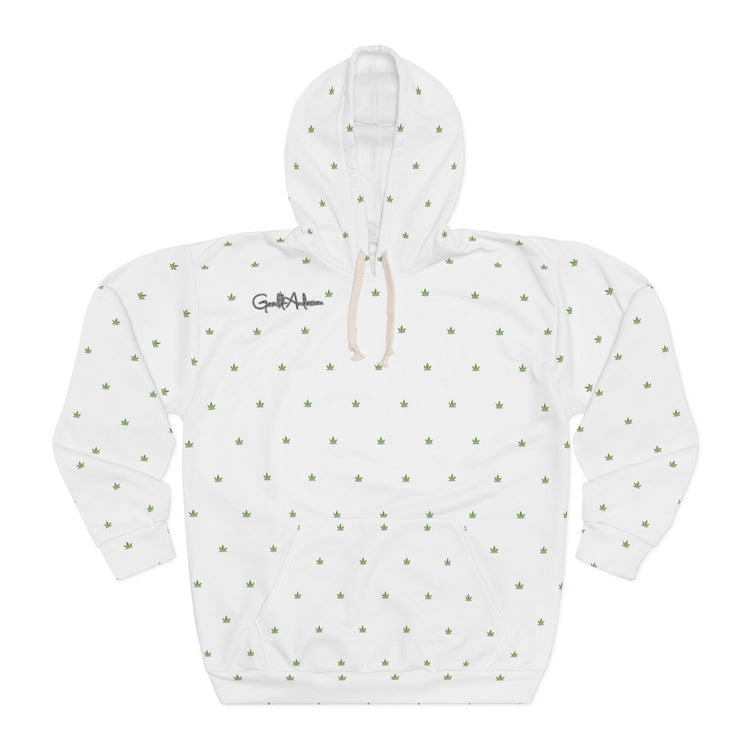 Gerald-Anderson Potent Petals Collection Pullover Hoodie - White